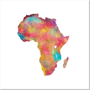 Africa map #africa Posters and Art